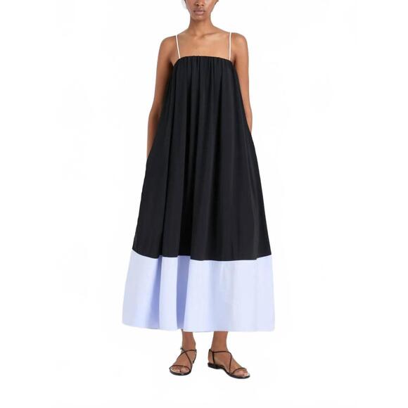 PROENZA SCHOULER WHITE LABEL Dresses & Skirts - NEW PROENZA SCHOULER WHITE LABEL saria midi dress in black/sky